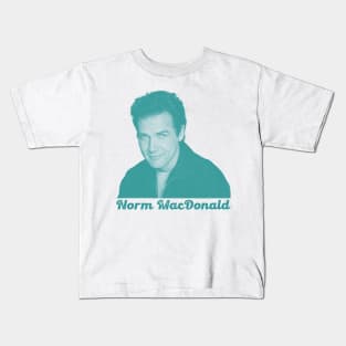 Norm MacDonald 90s Aesthetic Design Kids T-Shirt